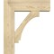Ekena Millwork Imperial Block Rough Sawn Bracket w/ Offset Brace, Douglas Fir, 8"W x 26"D x 30"H BKT0806X26X30IMP05RDF - alternate 3